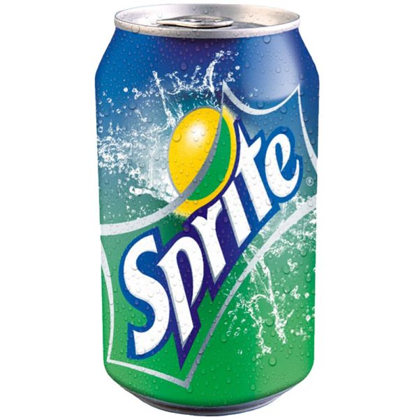 Sprite 330ml cans.